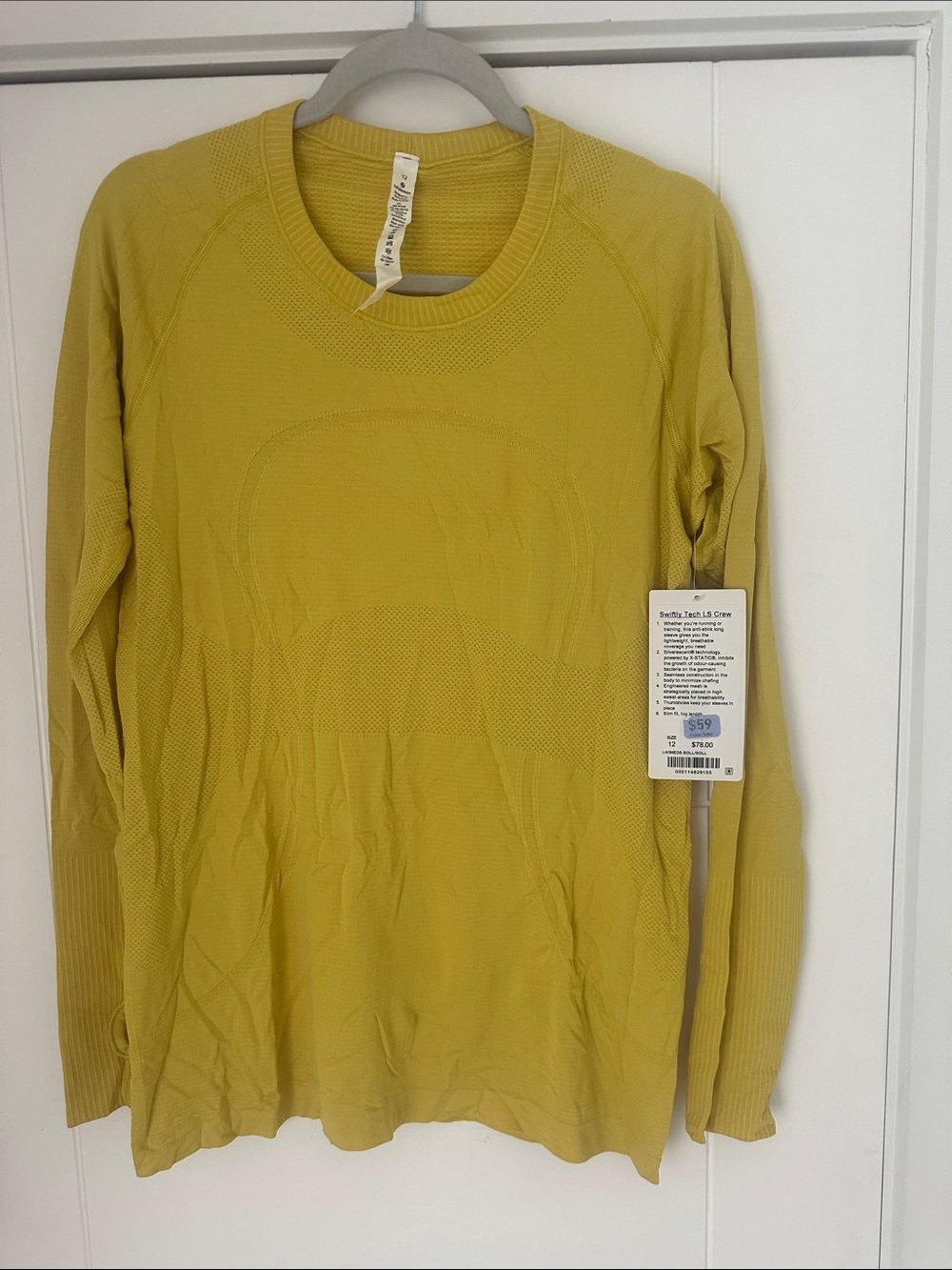 Lululemon Swiftly Tech LS Crew shirt